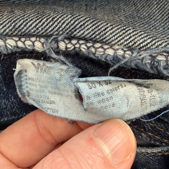 Vintage Wrangler Medium Wash Shorts High Waisted Cutoff 28”-29” - Picture 4 of 7